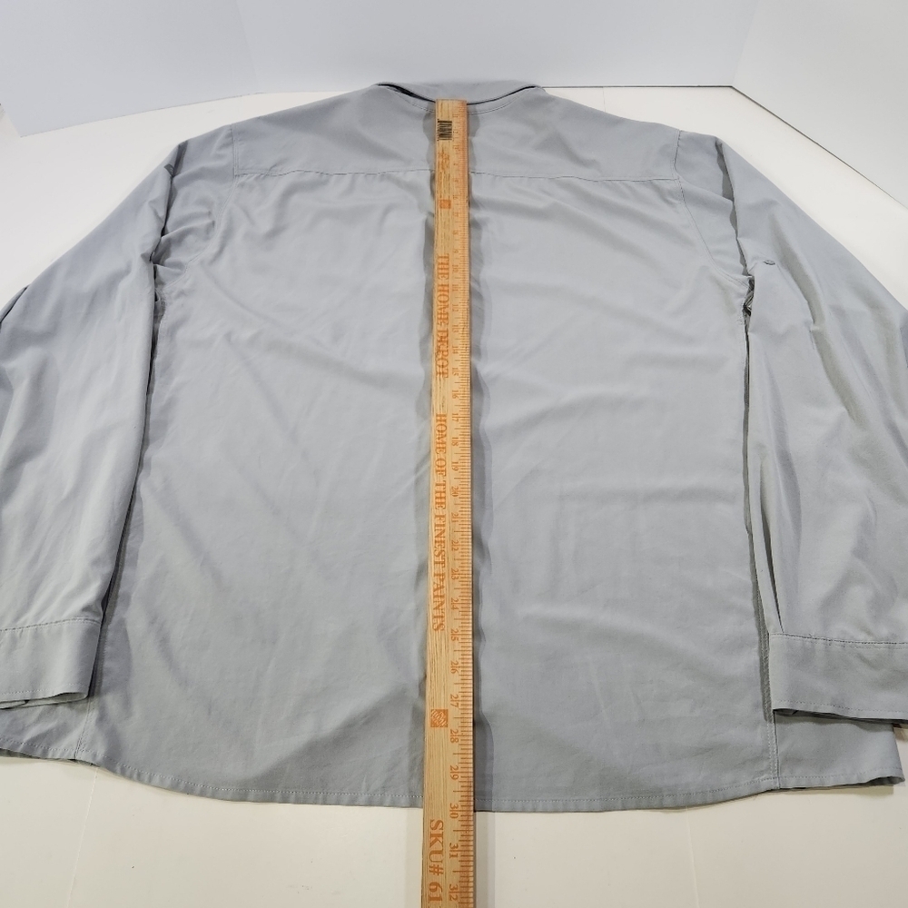 Mountain Hardwear Men's XL Canyon Gray Performance Shirt Vented Fishing Outdoor - Picture 12 of 12